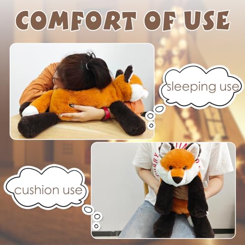 Cute 18in Red Fox Kawaii Plush Toy