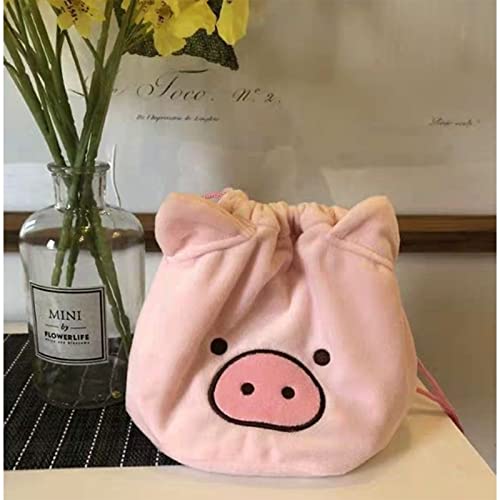 Adorable Kawaii Piggy Plush Makeup Bag