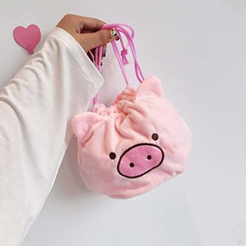 Adorable Kawaii Piggy Plush Makeup Bag