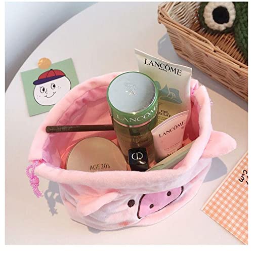 Adorable Kawaii Piggy Plush Makeup Bag