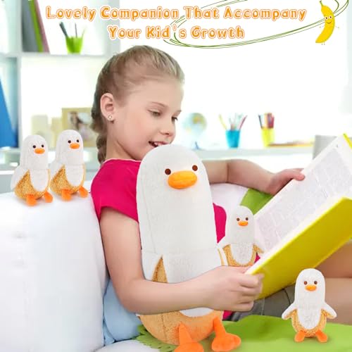Kawaii Banana Duck Family Plush Toy Set