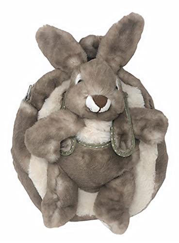 Kawaii Brown Bunny Plush Backpack Toy