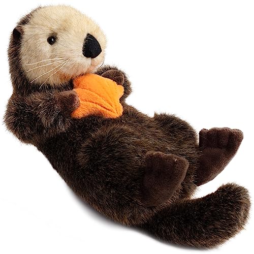 Cuddly Kawaii Sea Otter Plush Toy - 13 Inch