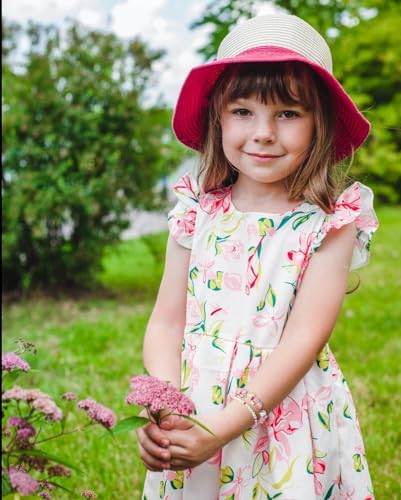 Kawaii Pink Cat Bracelet Set with Cartoon Pendant