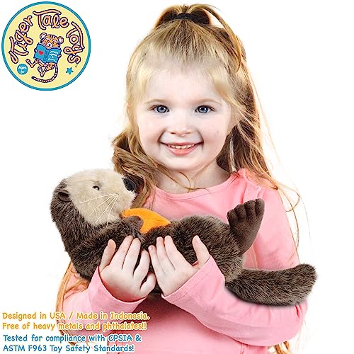 Cuddly Kawaii Sea Otter Plush Toy - 13 Inch