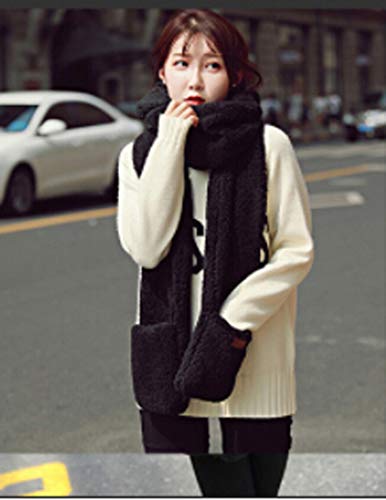 Kawaii Panda Plush Hat, Gloves, and Scarf Set