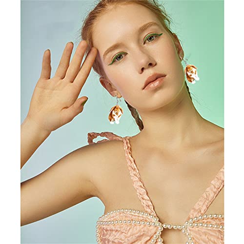 Kawaii Animal Charms Earrings - Cute Acrylic Designs