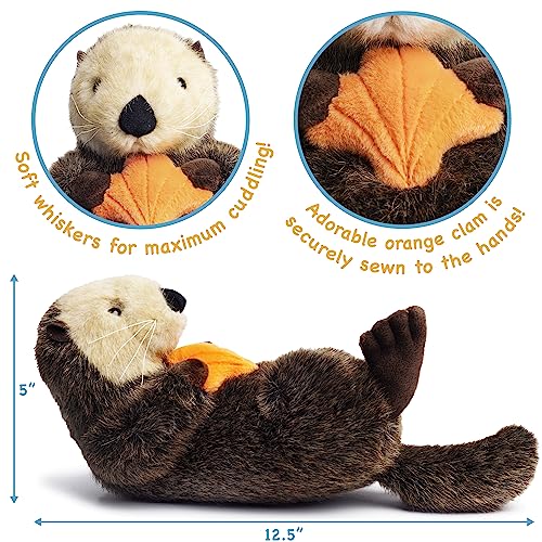 Cuddly Kawaii Sea Otter Plush Toy - 13 Inch