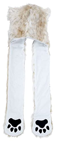 Leopard Kawaii Plush Animal Paw Hat & Gloves