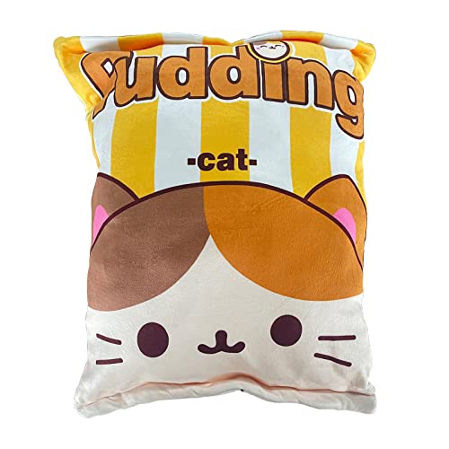 Kawaii Pudding Snack Bag Pillow Plush Toy