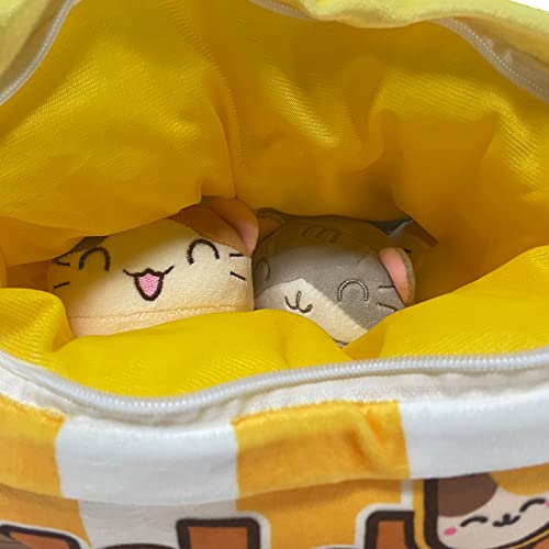 Kawaii Pudding Snack Bag Pillow Plush Toy