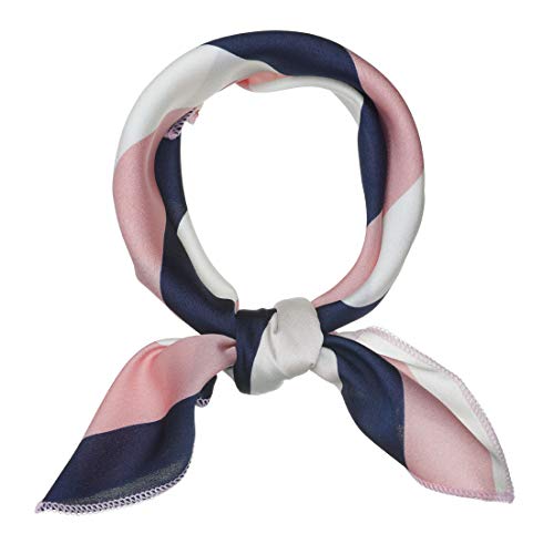 Kawaii Pink & White Stripe Plush Head Scarf