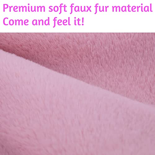 Kawaii Fluffy Mini Purse Backpack for Travel