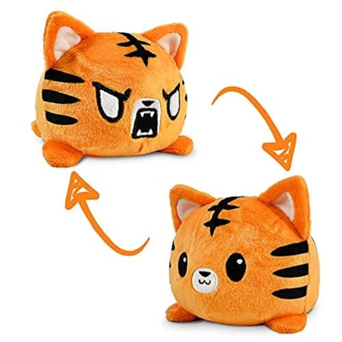 TeeTurtle Reversible Tiger Plushie - Mood Fidget