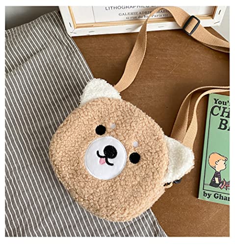 Kawaii Bear Crossbody Plushie Handbag Purse