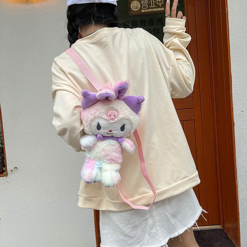 Kuromi My Melody Plush Backpack for Kids