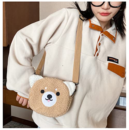 Kawaii Bear Crossbody Plushie Handbag Purse