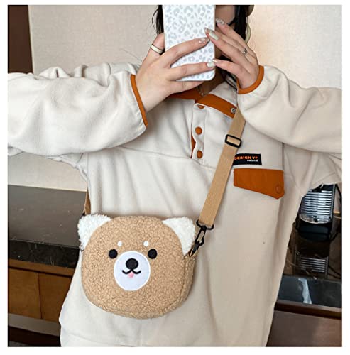 Kawaii Bear Crossbody Plushie Handbag Purse