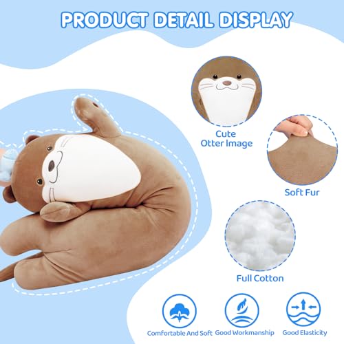 Cute Long Cat & Otter Plush Toys