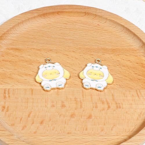 Cute Cat Dangle Earrings Set - 6PCS Kawaii