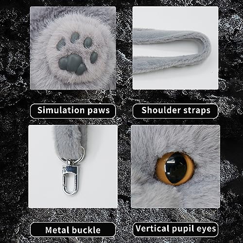 Kawaii Cat Plush Mini Backpack Gift for Her