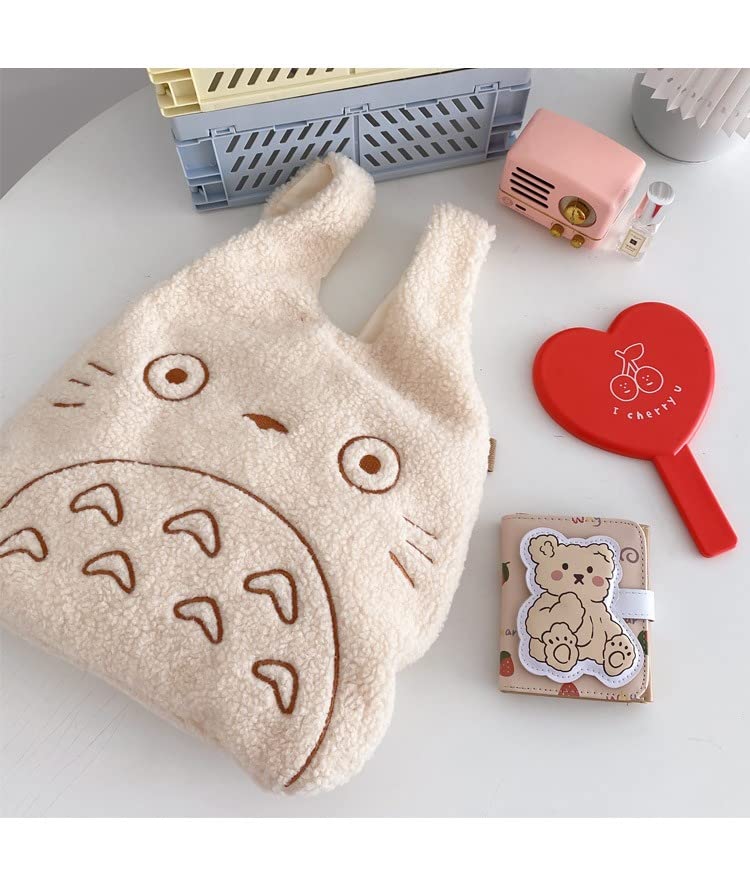 Kawaii Fluffy Embroidery Tote Bag - Ideal Gift