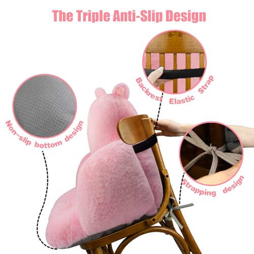 Kawaii Pink Kitty Gaming Chair Cushion Plush