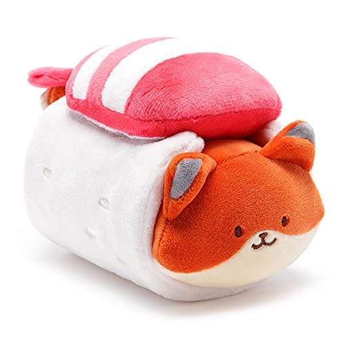 Kawaii Shrimp Sushi Fox Plush Toy 6