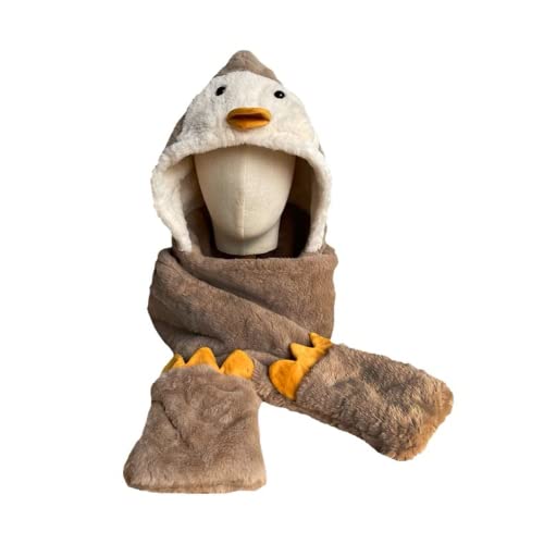 Kawaii Penguin 3-in-1 Hat, Scarf & Mittens