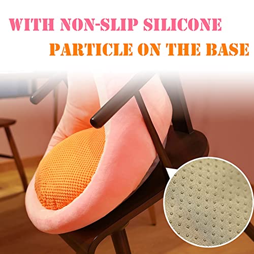 Kawaii Peach Plush Gaming Chair Cushion