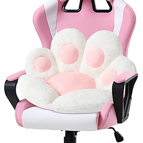 Kawaii Cat Paw Cushion - Cozy Plush Seat Pad