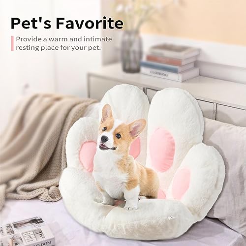 Kawaii Cat Paw Cushion - Cozy Plush Seat Pad
