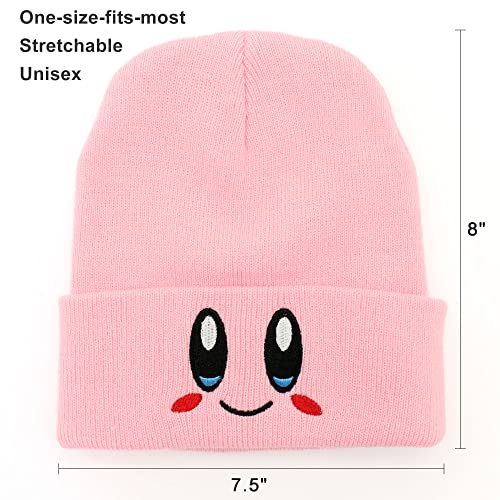 Kawaii Pink Anime Beanie Hat for All