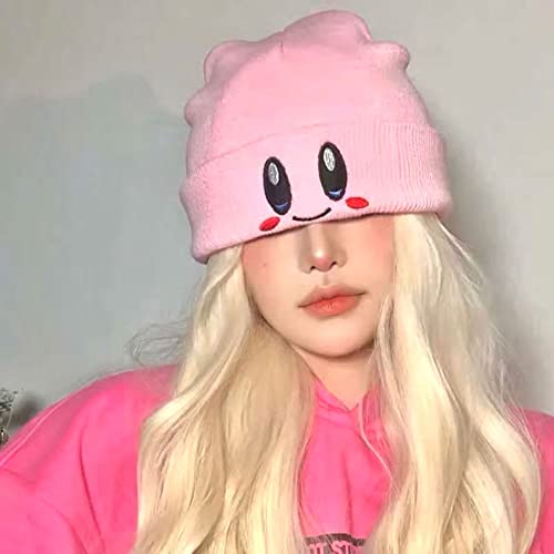 Kawaii Pink Anime Beanie Hat for All