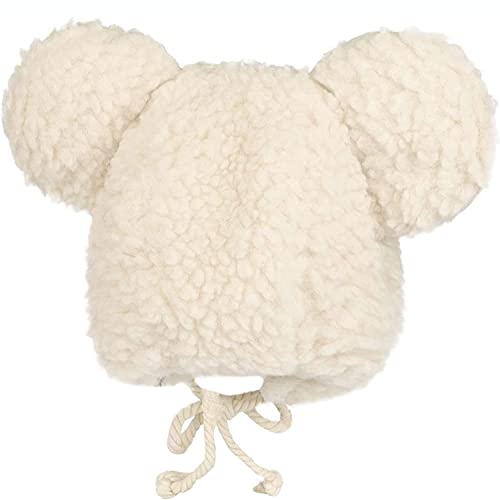 Kawaii Fuzzy Bear Hat with Ear Flaps