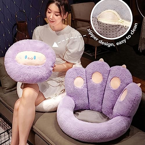Kawaii Cat Paw Cushion Plush Floor Pillow