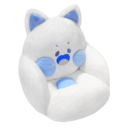 Kawaii Cat Plush Cushion for Gaming Chairs