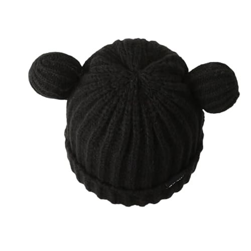 Kawaii Winter Bear Ears Knitted Beanie Hat