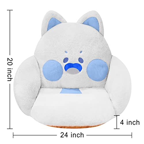 Kawaii Cat Plush Cushion for Gaming Chairs