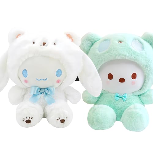 Cinnamoroll & Pochacco Kawaii Plush Toy Set