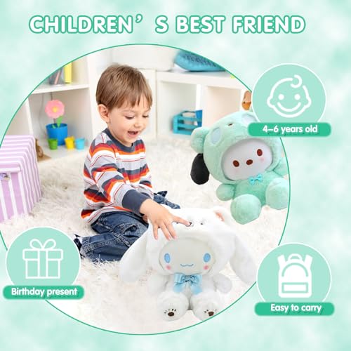Cinnamoroll & Pochacco Kawaii Plush Toy Set
