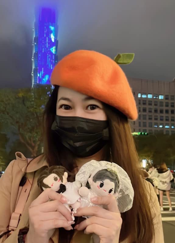 Kawaii Orange Beret Hat for Cute Styles
