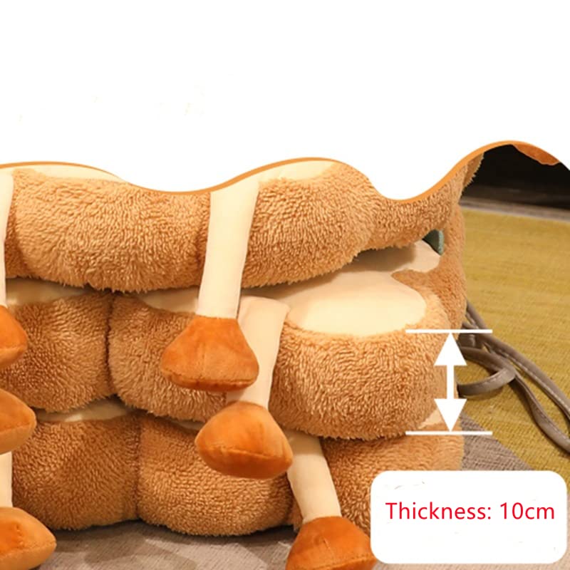 Kawaii Toast Bread Plush Pillow Cushion Pad