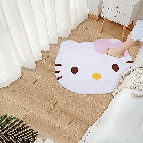 Cute Kawaii Hello Kitty Round Plush Rug