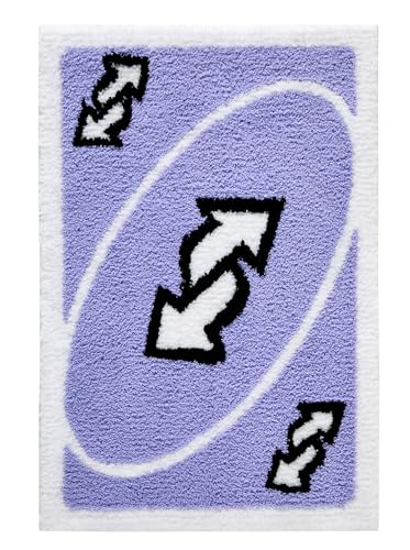 Kawaii Plush Retro UNO Card Area Rug