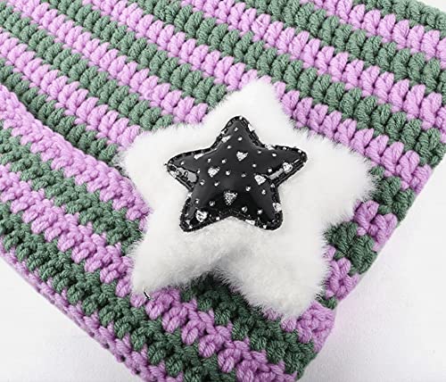 Kawaii Fox Cat Knitted Beanie Hat for Girls