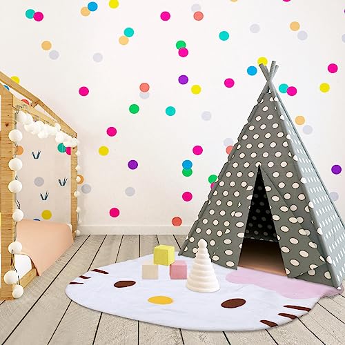 Cute Kawaii Hello Kitty Round Plush Rug