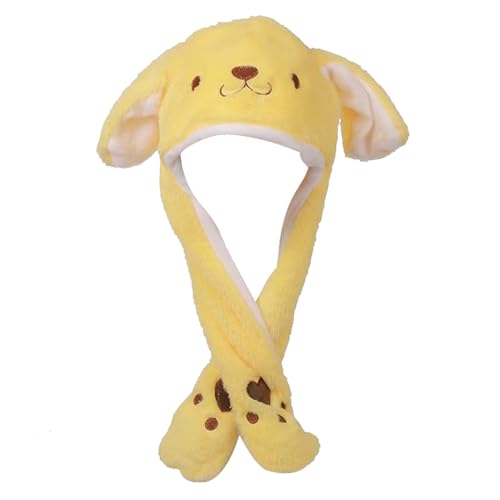 Kawaii Jumping Ear Fluffy Plush Winter Hat