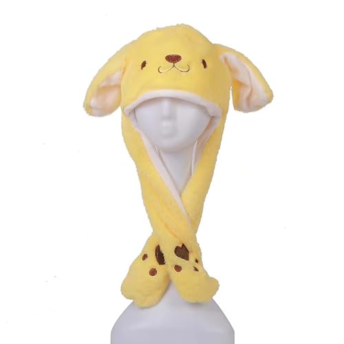 Kawaii Jumping Ear Fluffy Plush Winter Hat