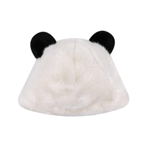 Cute Furry Bear Ear Beanie Hats for Winter